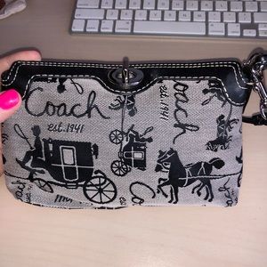 Coach carriage wristlet